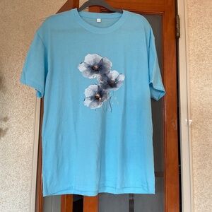 Women’s new blue T-shirt